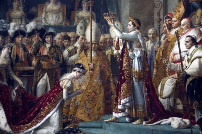 Which president and his wife attended Napoleon’s coronation at Notre Dame Cathedral?