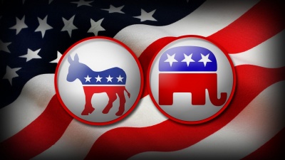 Democrats and Republicans make up the largest two of what in the United States?