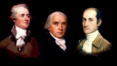 The Federalist Papers supported the passage of the U.S. Constitution. Name one of the writers.