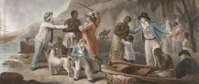 What group of people was taken to America and sold as slaves?