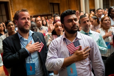 What is one promise you make when you become a United States citizen?