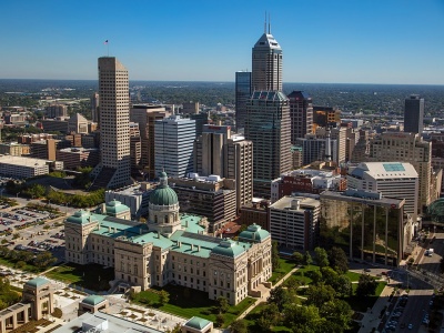 Which city is the capital of Indiana?