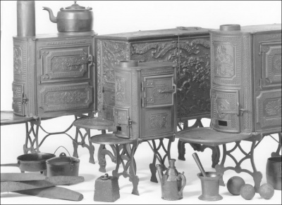 Which president had the first iron kitchen stove installed in the White House?