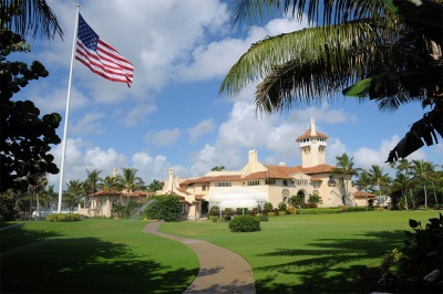 Which President owned over 17 golf courses around the world?