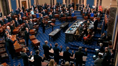 Who does a U.S. Senator represent in Congress?