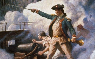 Who is often called the Father of the American navy?
