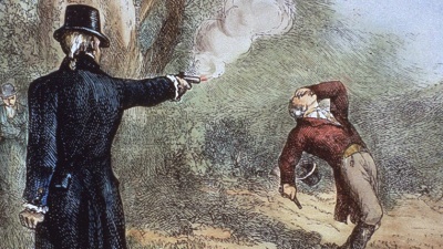 Who shot and mortally wounded Alexander Hamilton in a duel?