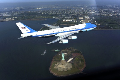 Who was the first president to fly regularly in the official jet aircraft known as Air Force One?